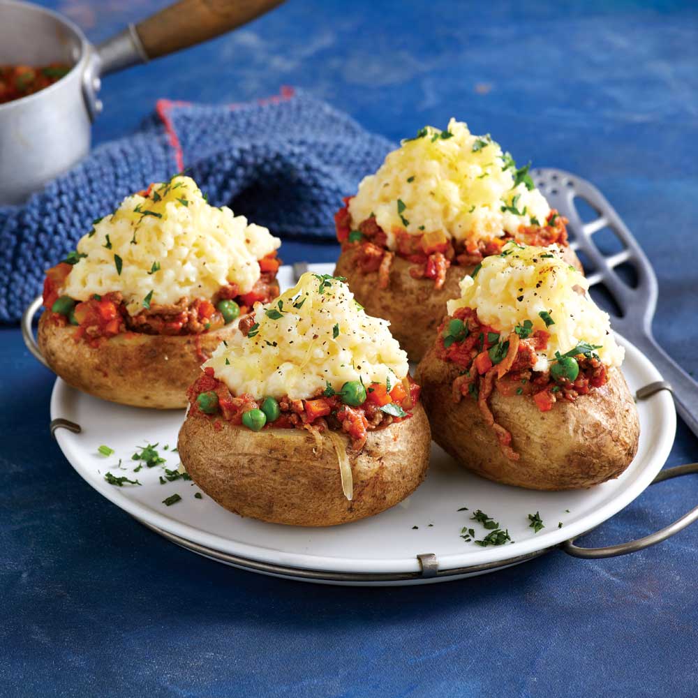 Cottage pie jacket potatoes Cottage pie jacket potatoes