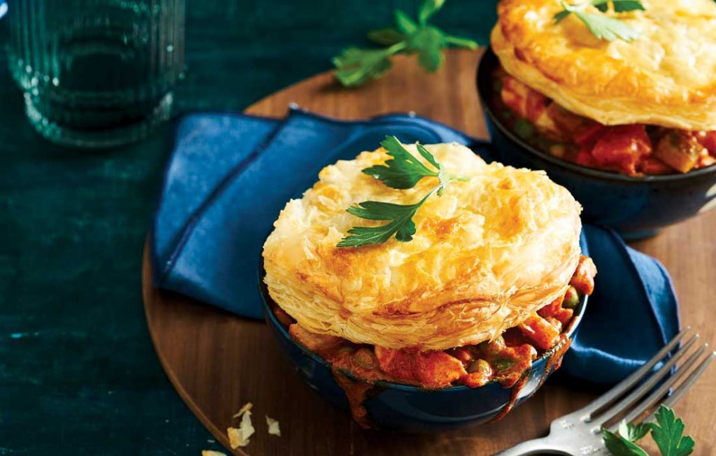 Butter chicken pot pies Butter chicken pot pies