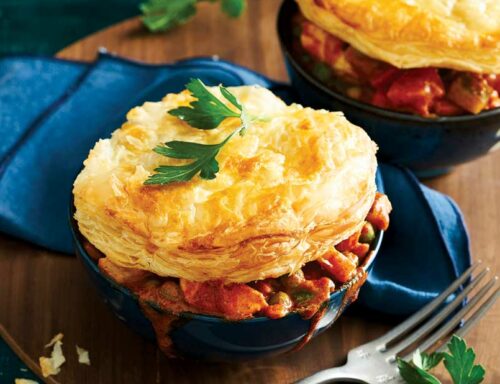 Butter chicken pot pies