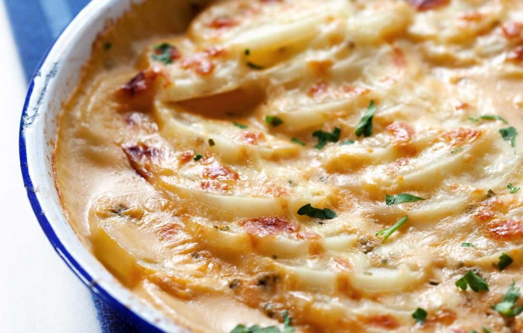 Healthier dauphinoise potatoes Healthier dauphinoise potatoes