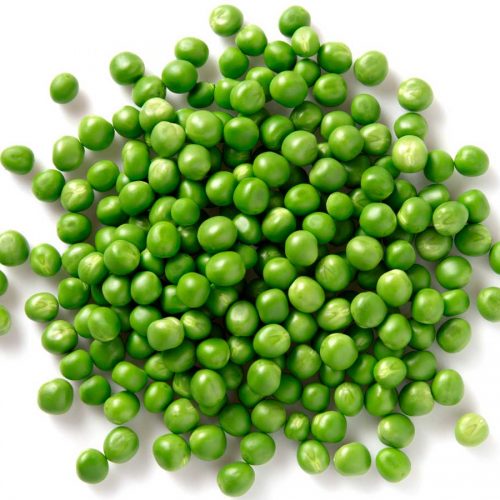 green peas in a pile