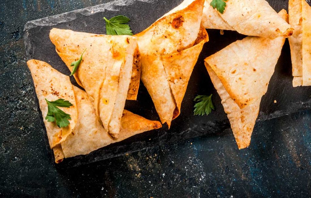 Tortilla wrap samosas Tortilla wrap samosas