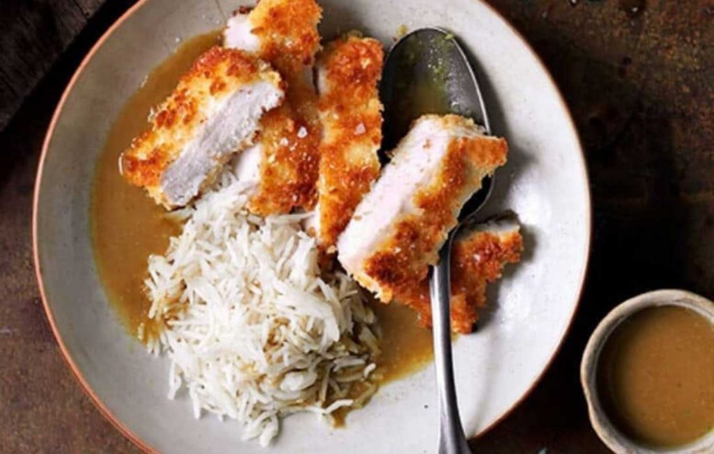 Chicken katsu curry Chicken katsu curry