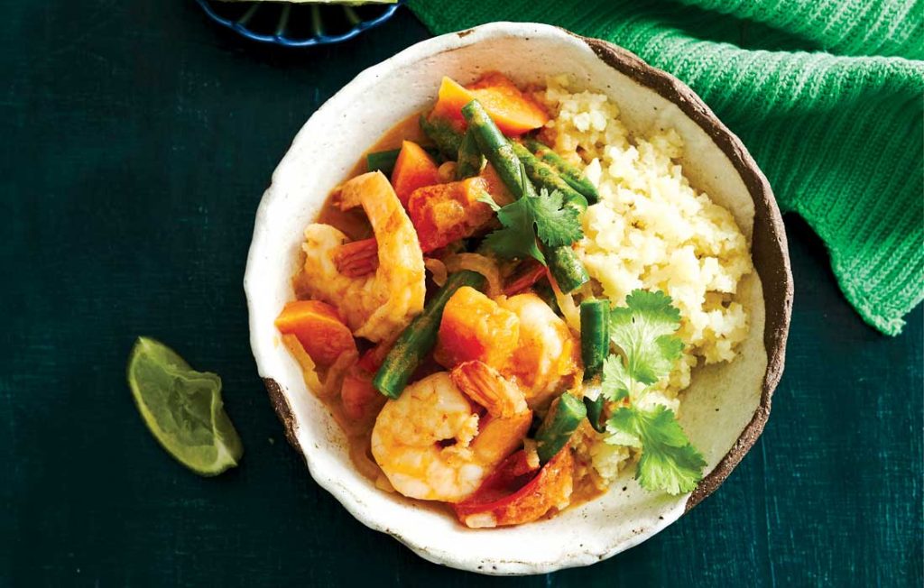 Malaysian prawn and sweet potato curry Malaysian prawn and sweet potato curry