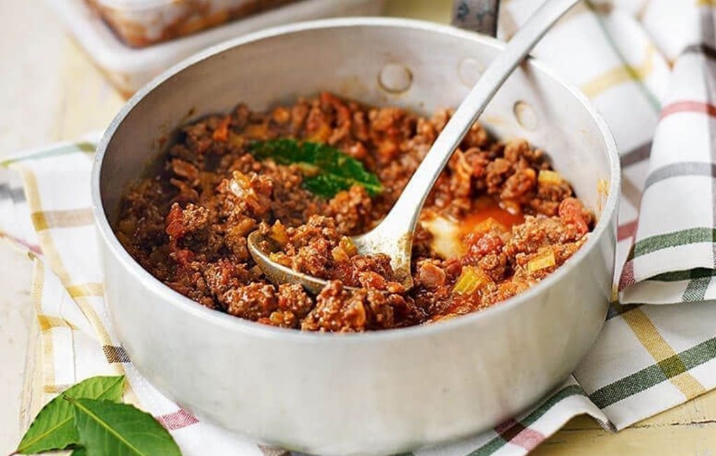 Beef ragù made healthier Beef ragù made healthier