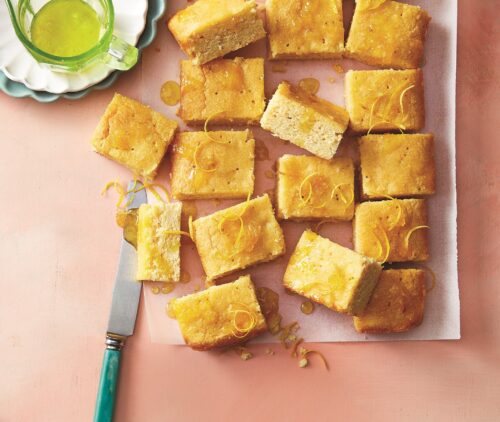 Gluten-free lemon drizzle cake