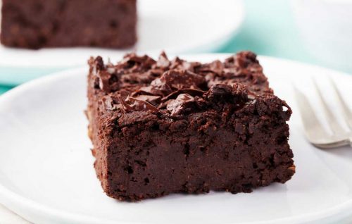 Healthier chocolate brownie