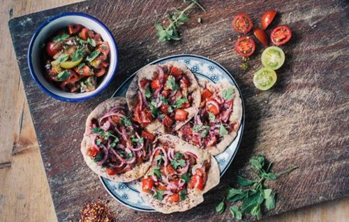 Frying-pan Turkish flatbreads