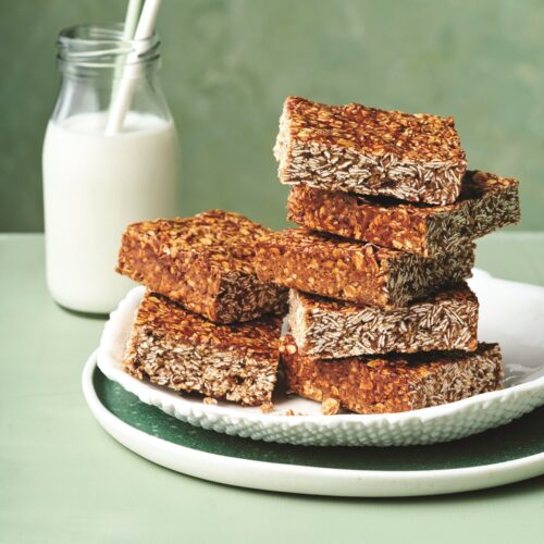 Peanut butter flapjacks