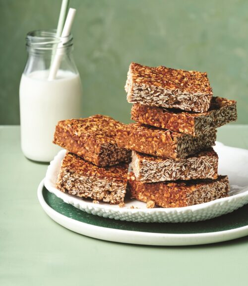 Peanut butter flapjacks