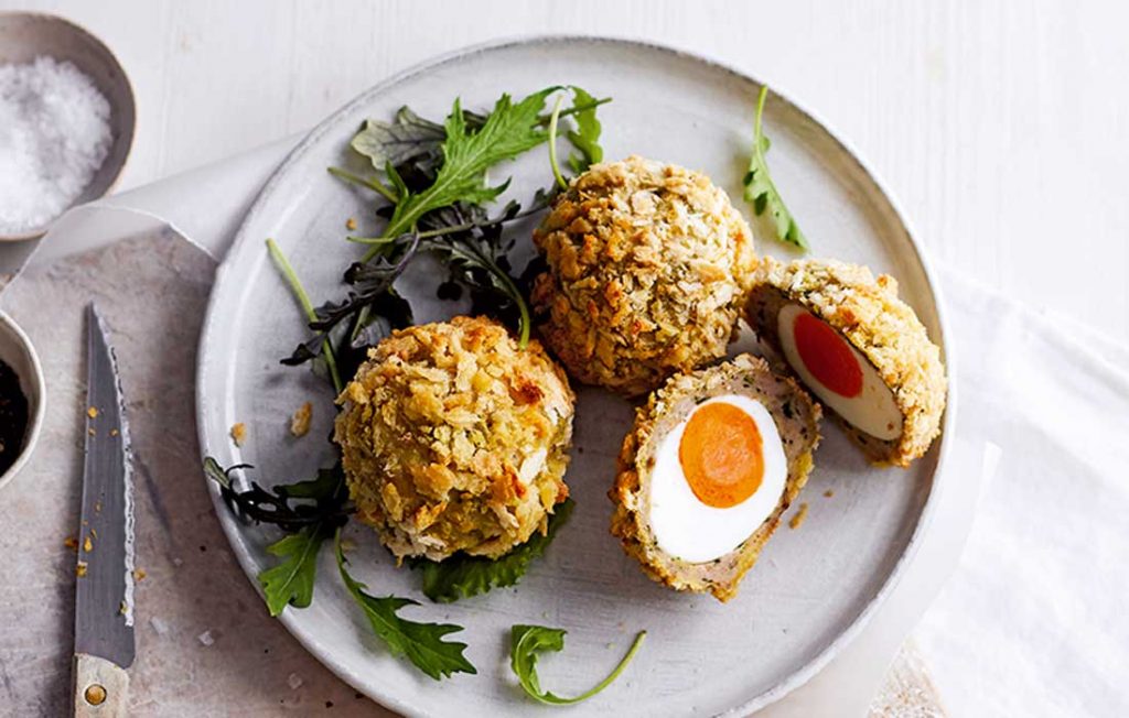 Baked Scotch eggs Baked Scotch eggs