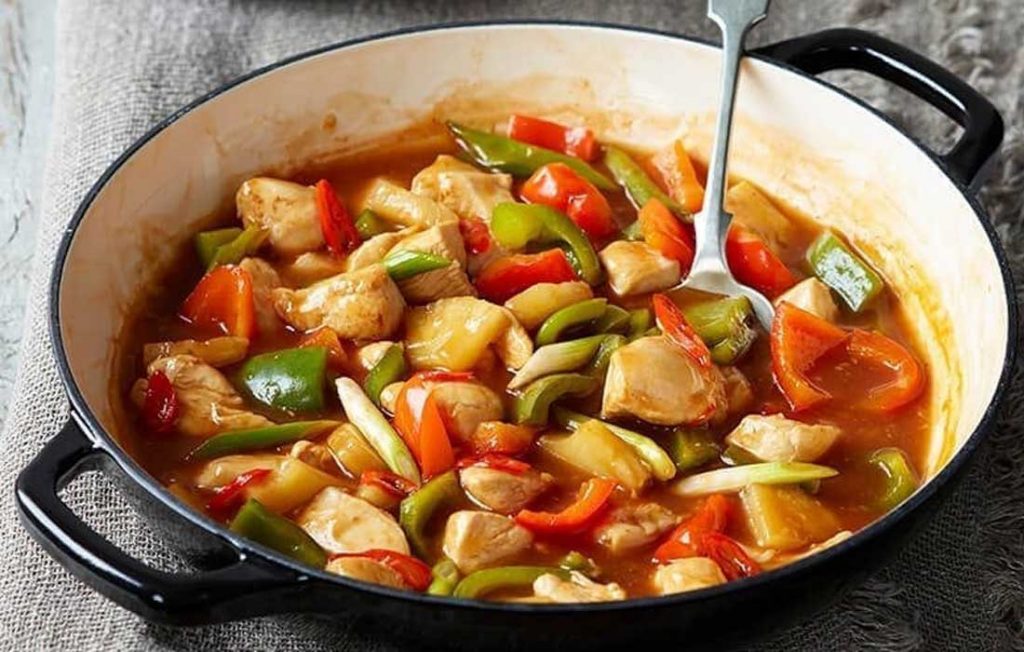 Quick sweet and sour chicken