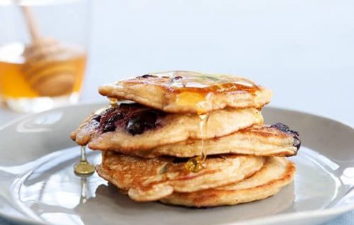 Blueberry pancakes