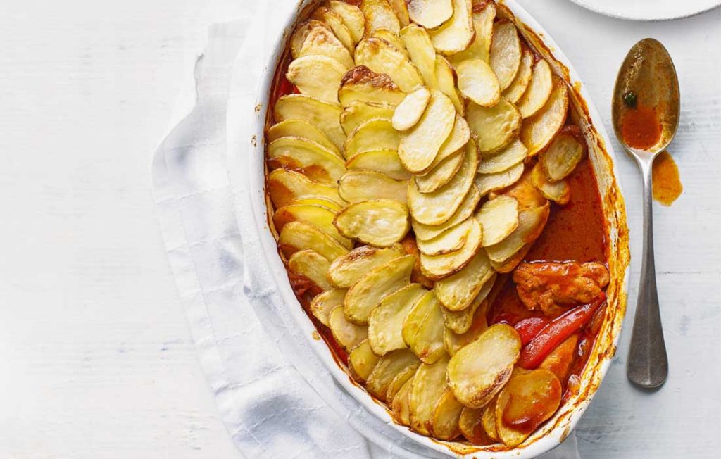 Chicken and vegetable hotpot Chicken and vegetable hotpot