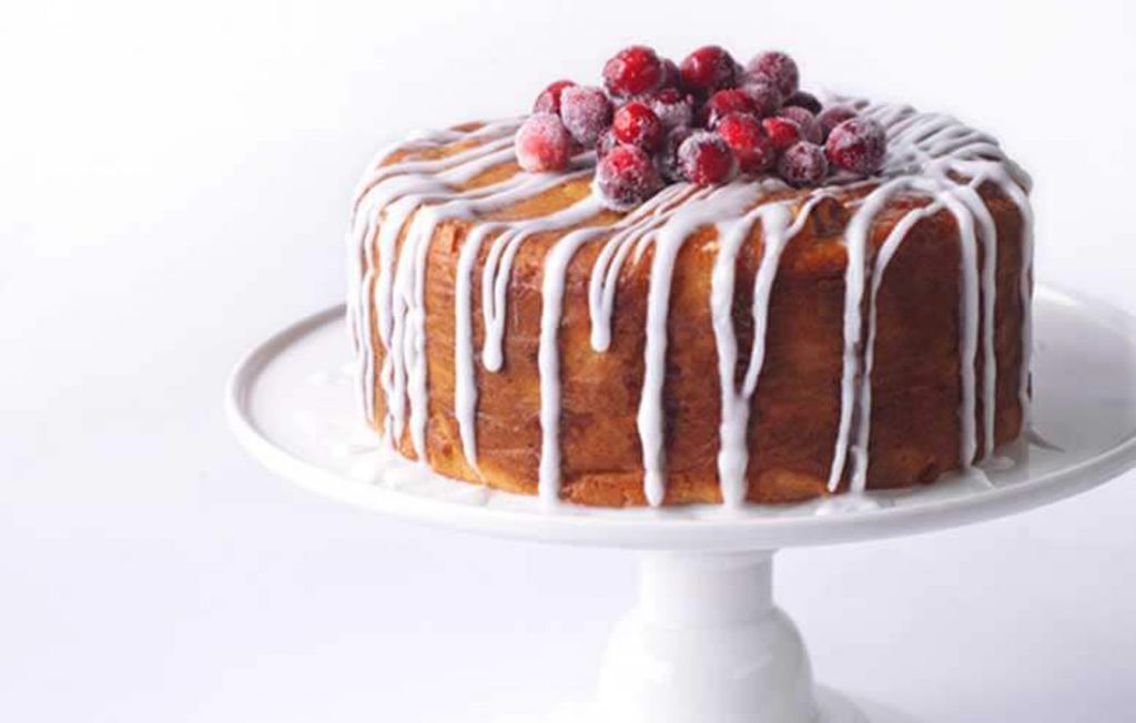 Spiced cranberry and mandarin drizzle cake Spiced cranberry and mandarin drizzle cake