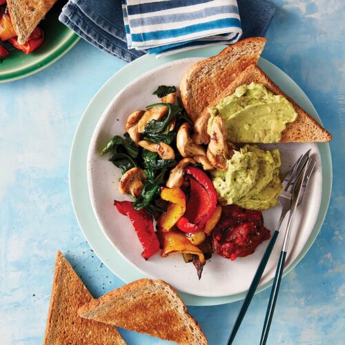 Vegan fry-up