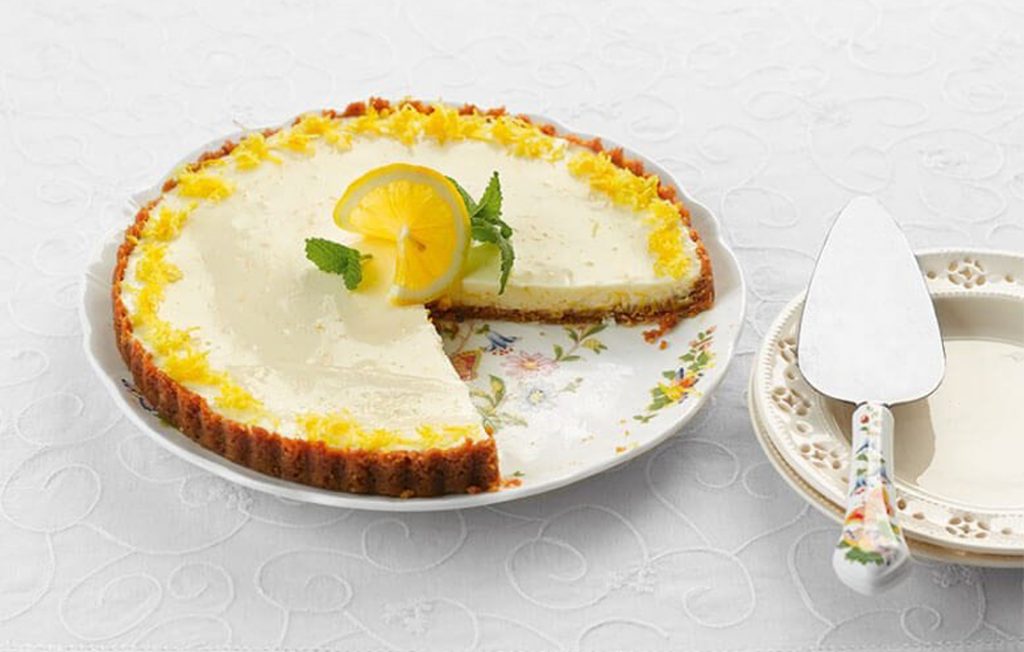 Healthier lemon tart Healthier lemon tart