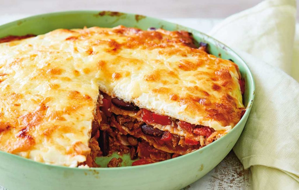 Mexican lasagne Mexican lasagne