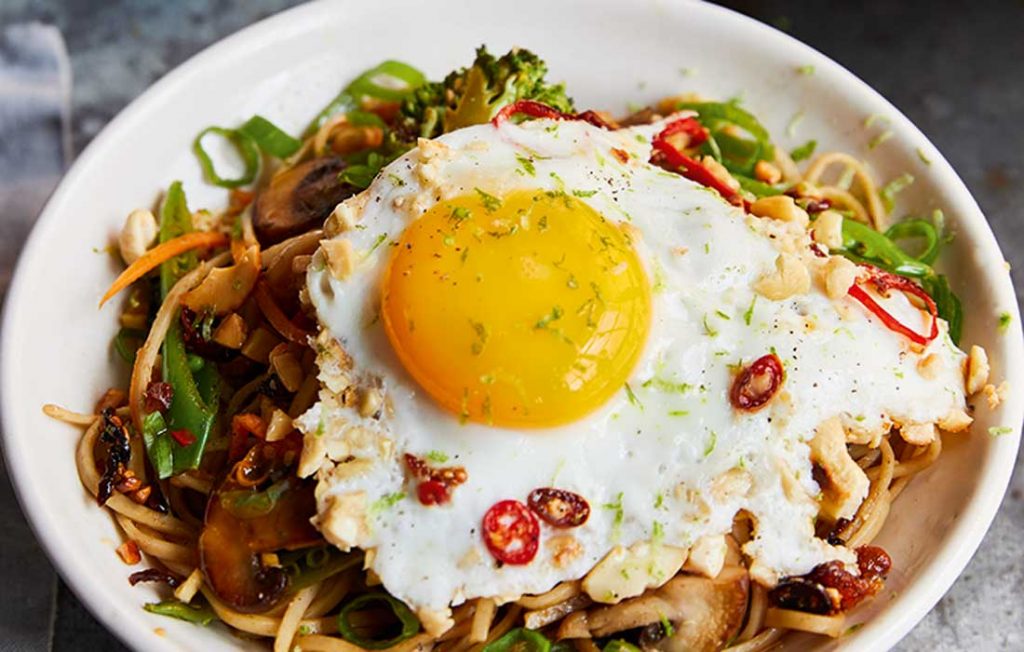 Veggie noodle stir-fry Veggie noodle stir-fry
