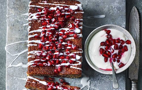 Pomegranate loaf