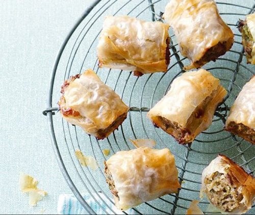 Sausage rolls made healthier