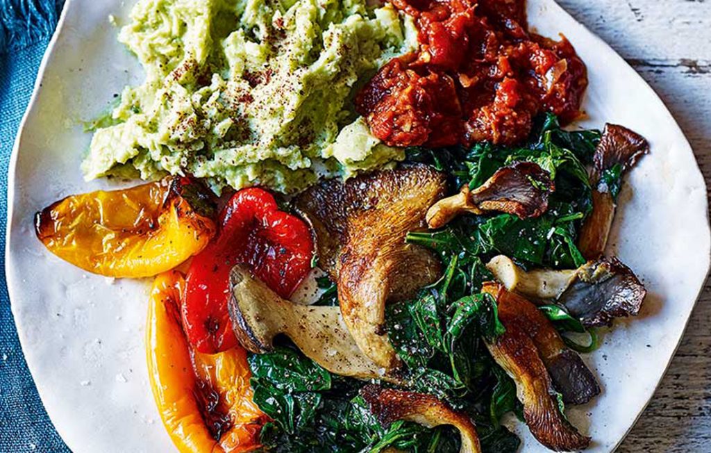 Vegan fry-up Vegan fry-up