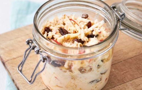 Apple pie overnight oats