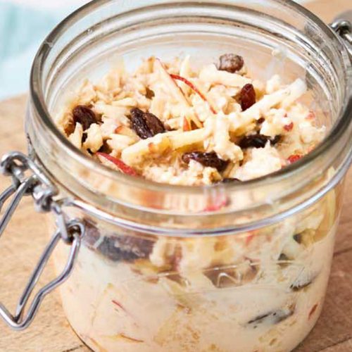 Apple pie overnight oats