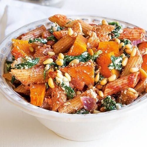 Creamy ricotta and pumpkin penne