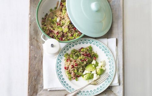 Gluten-free quinoa and pomegranate salad