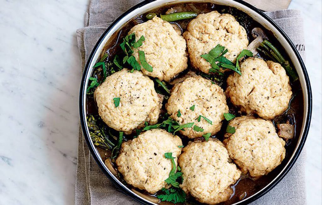 Vegan stew with dumplings Vegan stew with dumplings