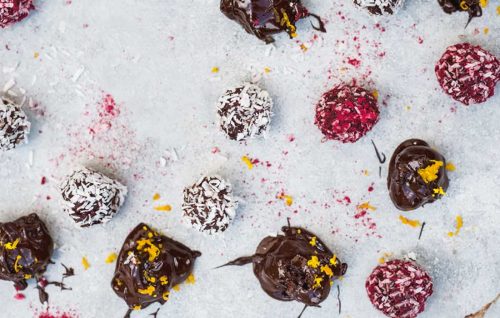 Choc jaffa balls