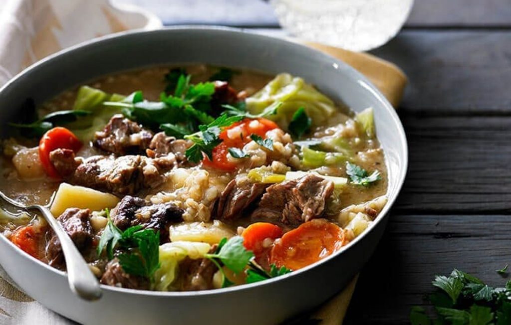 Irish lamb, barley and potato stew Irish lamb, barley and potato stew