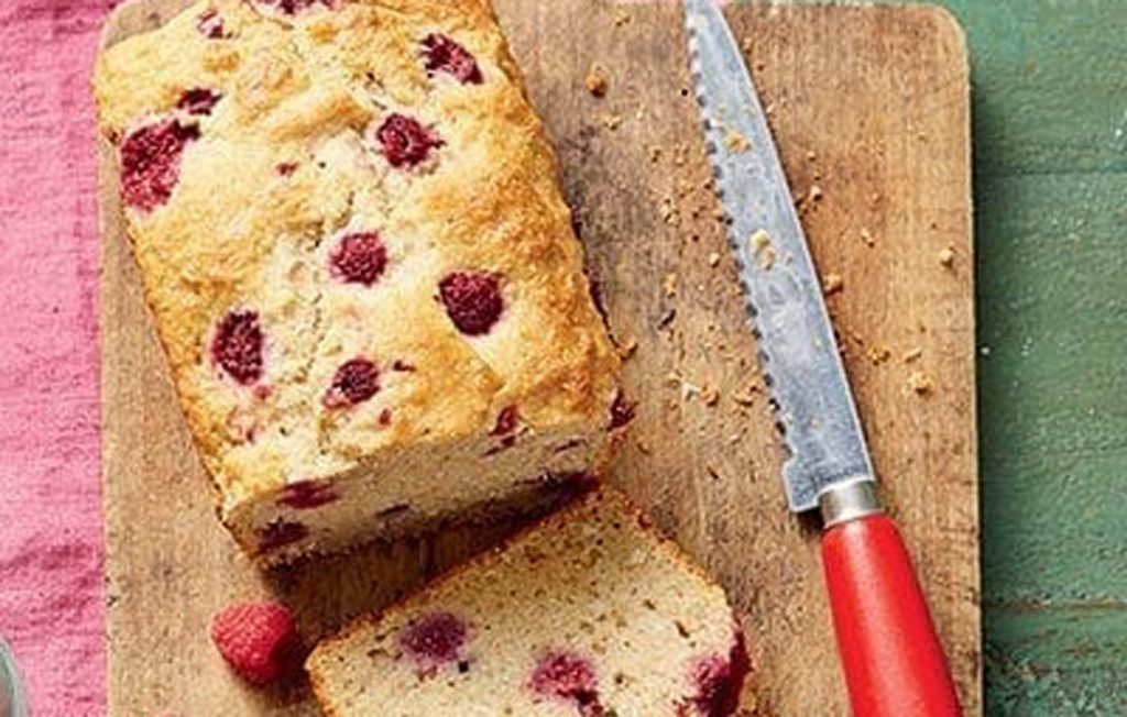 Pear and raspberry bread Pear and raspberry bread