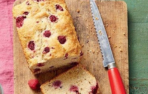 Pear and raspberry bread