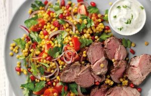 Spiced lamb with Persian couscous