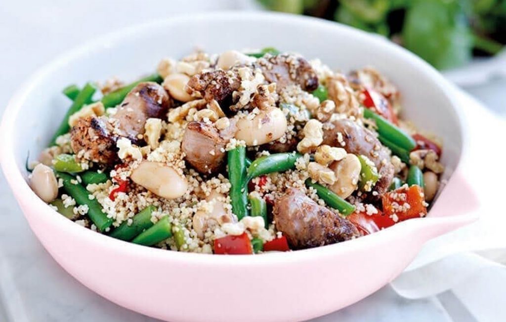 Sausage and couscous salad Sausage and couscous salad