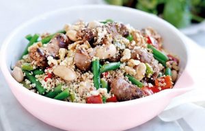 Sausage and couscous salad