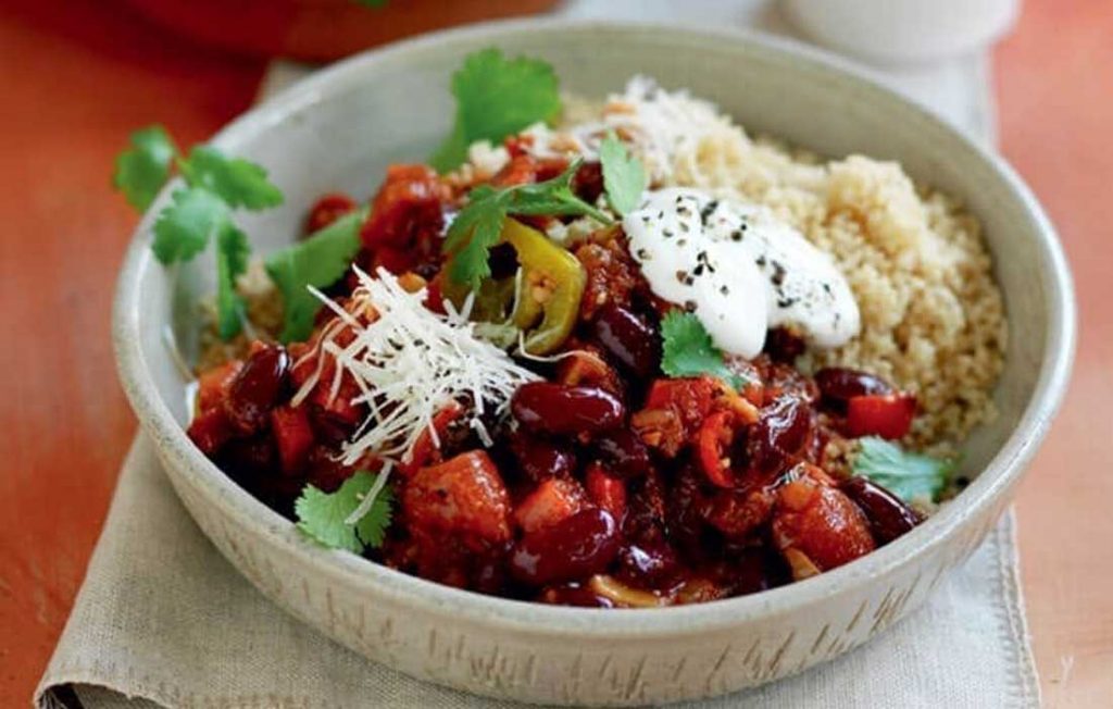 Vegan tomato and bean chilli Vegan tomato and bean chilli