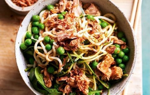 Tuna and chilli noodles