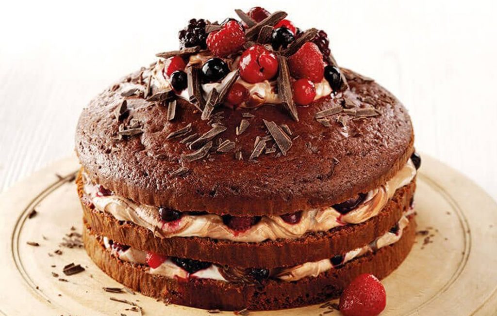 Chocolate gateau made healthier Chocolate gateau made healthier