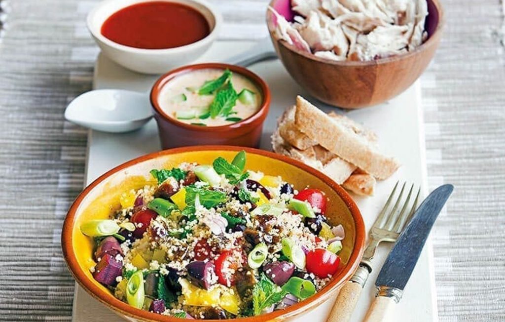 Greek-style meze salad Greek-style meze salad
