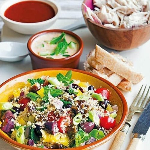 Greek-style meze salad