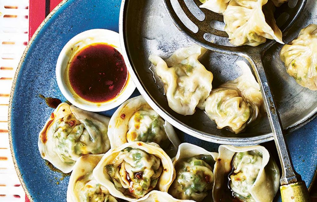 Bok choy and kale dumplings Bok choy and kale dumplings
