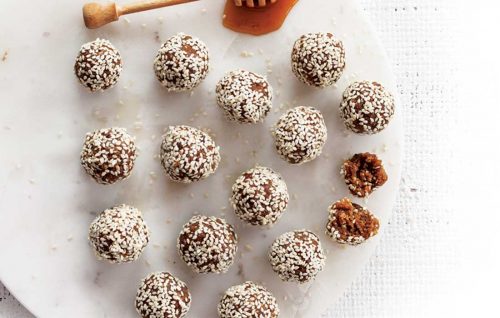 Tahini bliss balls