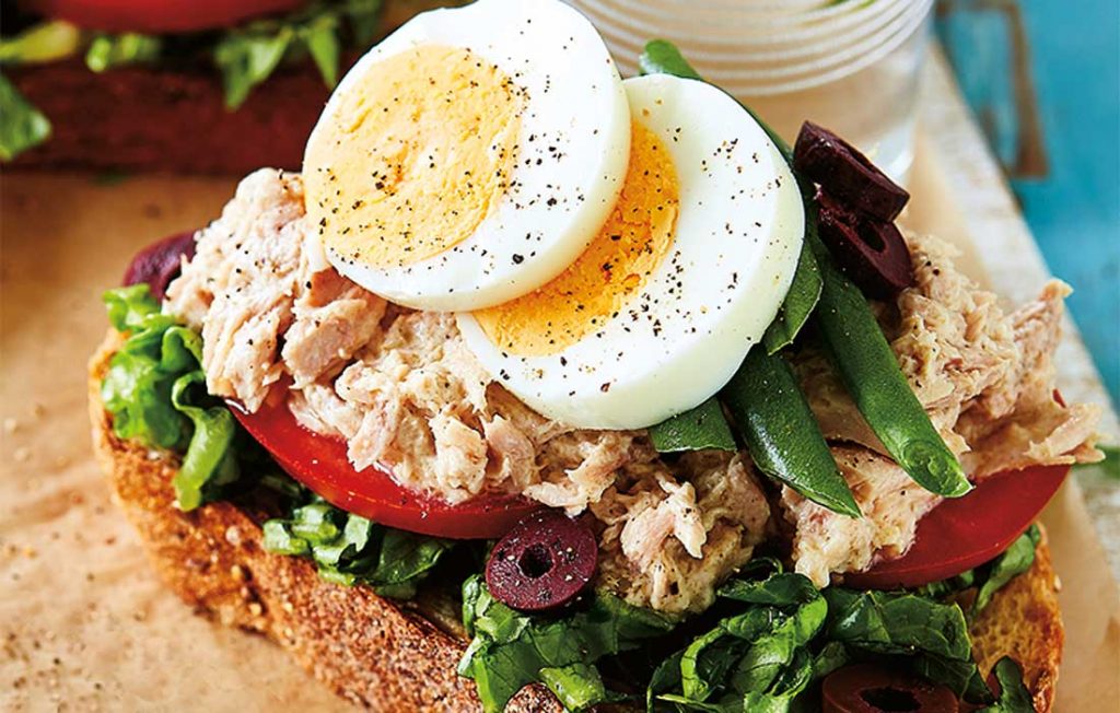Niçoise salad stack Niçoise salad stack