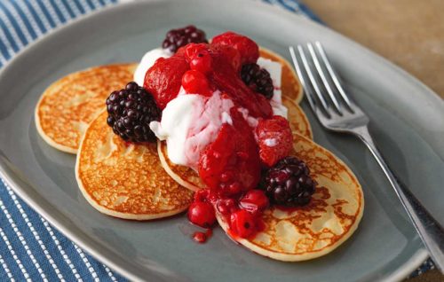 Gluten-free Scotch pancakes