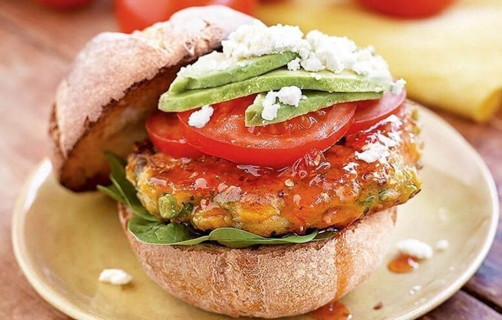 Chickpea and sweet potato burgers Chickpea and sweet potato burgers