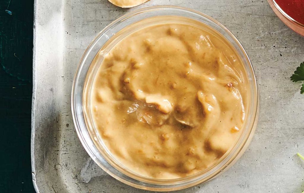 Coconut satay dipping sauce Coconut satay dipping sauce