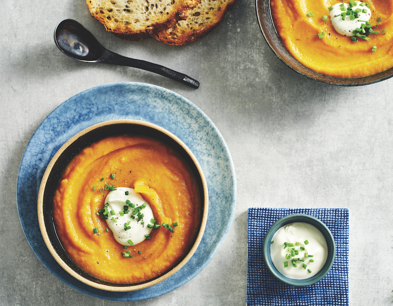Spicy sweet potato and pumpkin soup Spicy sweet potato and pumpkin soup